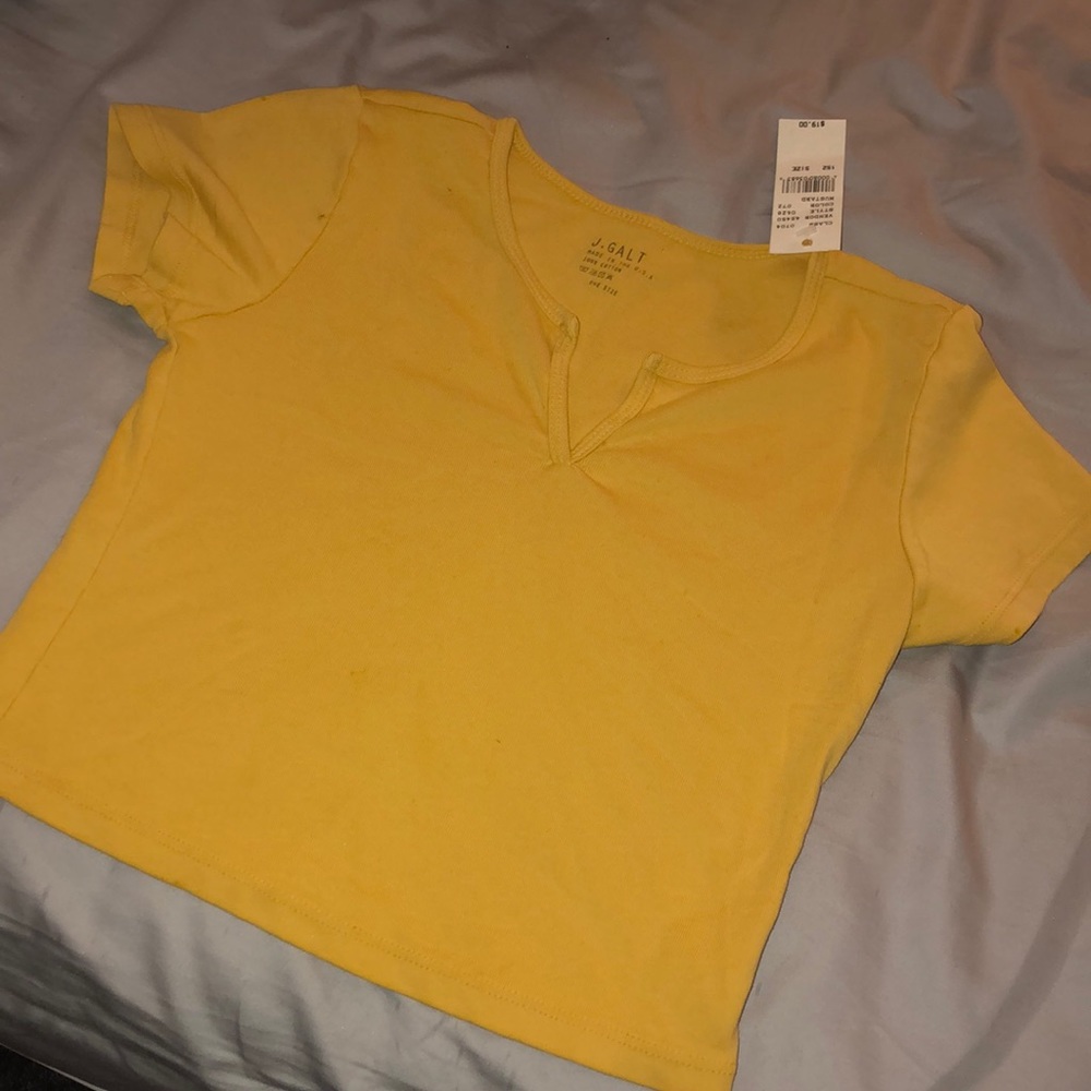 Brandy Melville yellow top